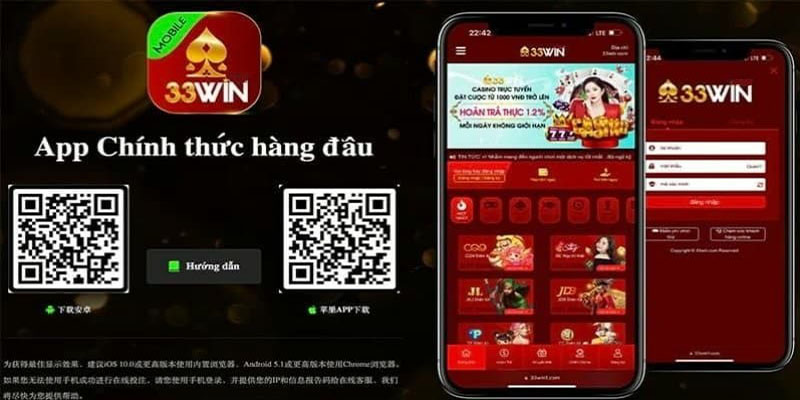 Cách tải về 33win trên các thiết bị