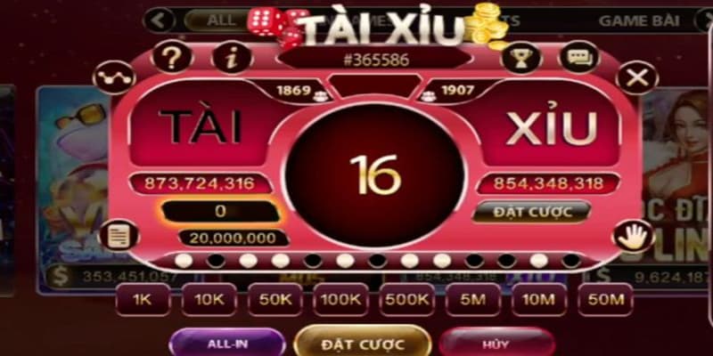 Game Tài Xỉu tại sân chơi cá cược