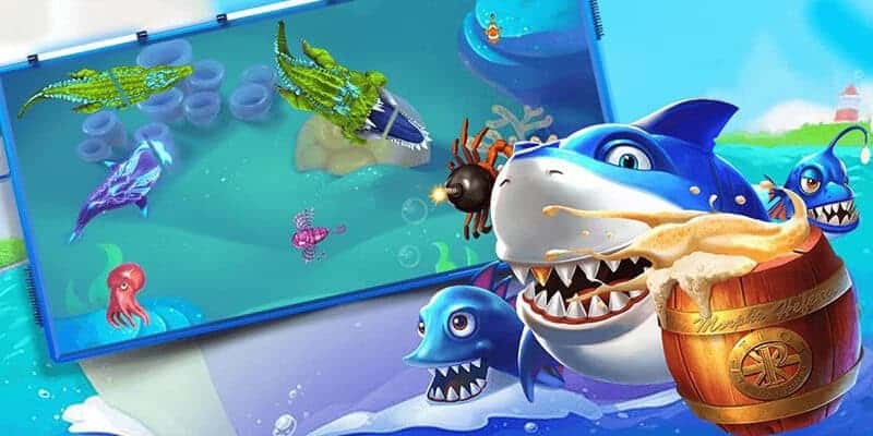 Chơi game bắn cá xèng trực tuyến được cấp nhiều vũ khí hiện đại