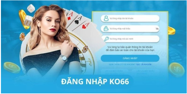quy trình đăng nhập Ko66