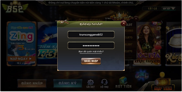 Bí quyết đăng nhập b52 club