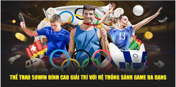 Bố cục sảnh Thể thao ảo trên 58WIN