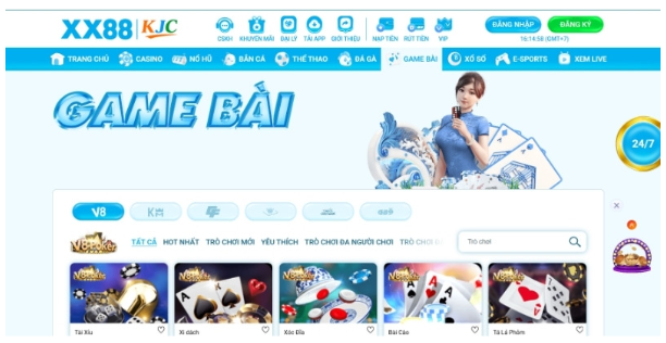 Các game bài hấp dẫn được XX88 cải tiến liên tục