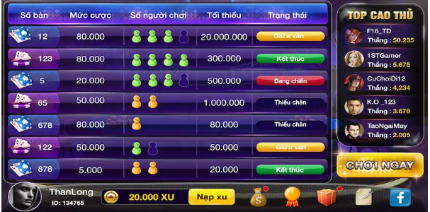 Các hình thức nạp tiền phổ biến tại Rikvip