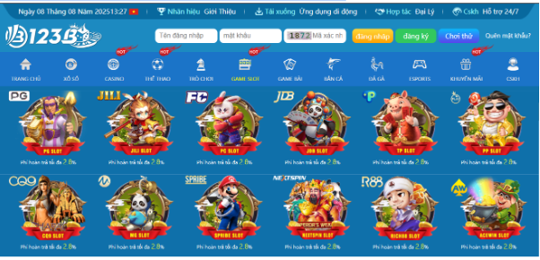 Kho game đa dạng