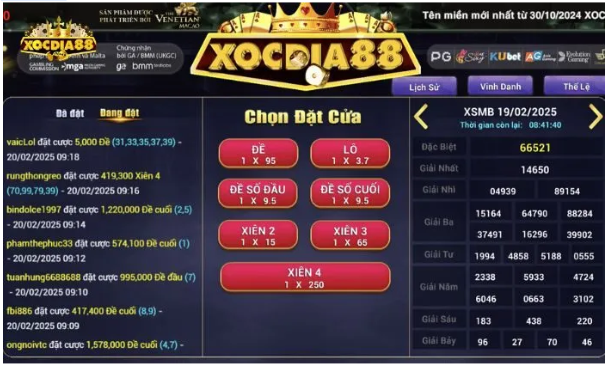 Luật chơi Xóc Đĩa online trên xocdia88