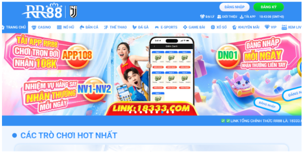 Ứng dụng giải trí RR88 chơi game thuận tiện hơn