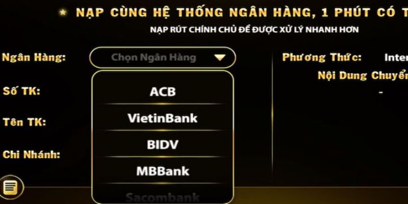 Hướng dẫn chi tiết để thực hiện bước nạp tiền uk88