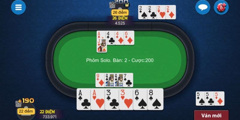 Luật đánh bài phỏm miền Bắc online được tối ưu mọi thao tác