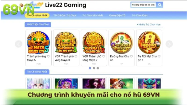 Chương trình khuyến mãi Nổ hũ 69VN