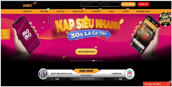 Quy trình nạp tiền siêu tốc