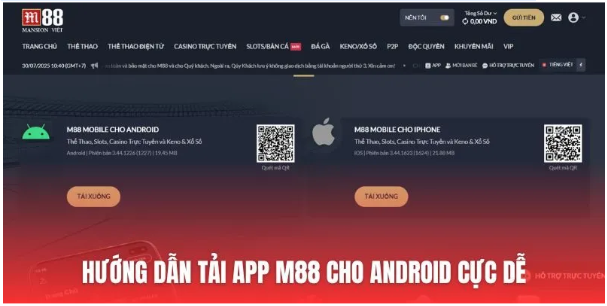 So sánh app M88