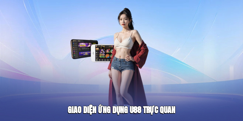Giao diện ứng dụng u88 trực quan