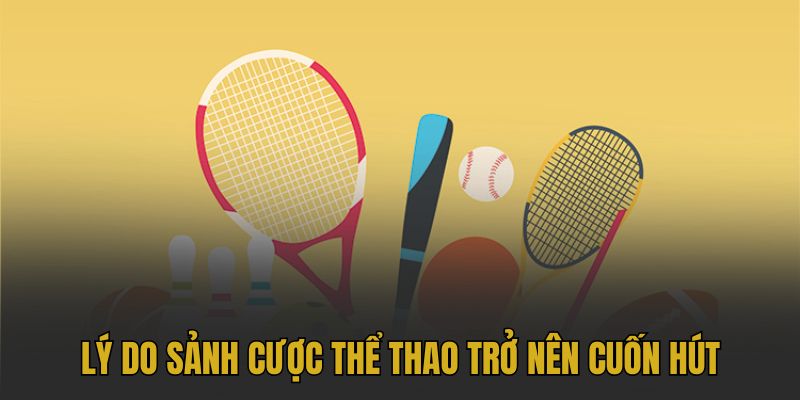 Lý do sảnh cược thể thao trở nên cuốn hút