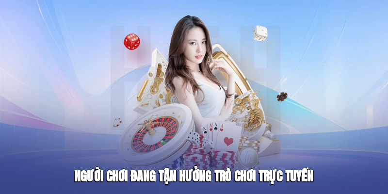 Người chơi đang tận hưởng trò chơi trực tuyến