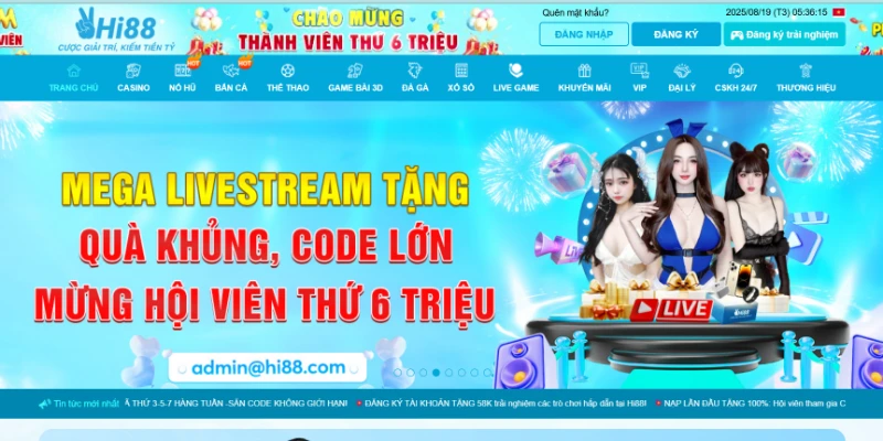 Thao tác đăng nhập Hi88 được tối ưu, cho trải nghiệm trọn vẹn