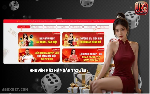 ưu đãi khi nạp tiền tại J88