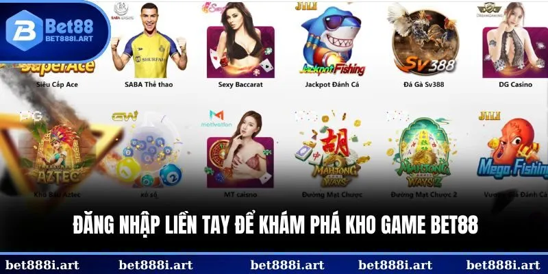 Đăng nhập liền tay, tận hưởng thiên đường cùng BET88 Đăng nhập liền tay, tận hưởng thiên đường cùng BET88