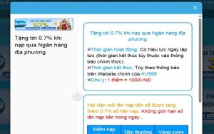 Ưu đãi và khuyến mãi “khủng” dành cho thành viên KV999
