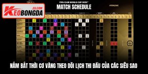 Nắm bắt thời cơ vàng theo dõi lịch thi đấu của các siêu sao Nắm bắt thời cơ vàng theo dõi lịch thi đấu của các siêu sao