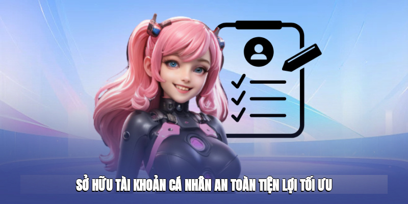 Giao diện trang chủ để bắt đầu thiết lập tài khoản Giao diện trang chủ để bắt đầu thiết lập tài khoản