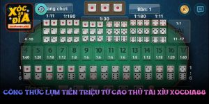 Công thức lụm tiền triệu từ cao thủ tài xỉu xocdia88