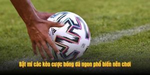 Bật mí các kèo cược bóng đá ngon phổ biến nên chơi Bật mí các kèo cược bóng đá ngon phổ biến nên chơi