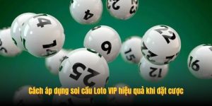 Cách áp dụng soi cầu Loto VIP hiệu quả khi đặt cược