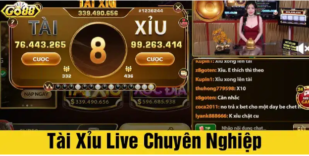 Chơi tài xỉu livestream Go88, bạn sẽ được đồng hành cùng các dealer xinh đẹp