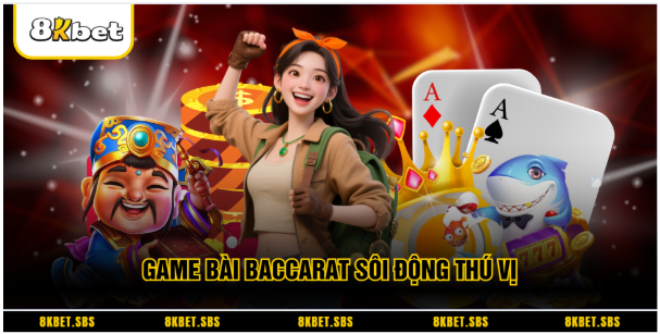 Game bài baccarat sôi động thú vị