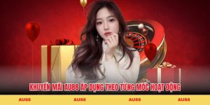Khuyến mãi AU88 áp dụng theo từng mốc hoạt động Khuyến mãi AU88 áp dụng theo từng mốc hoạt động