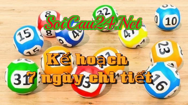 Kế hoạch 7 ngày chi tiết